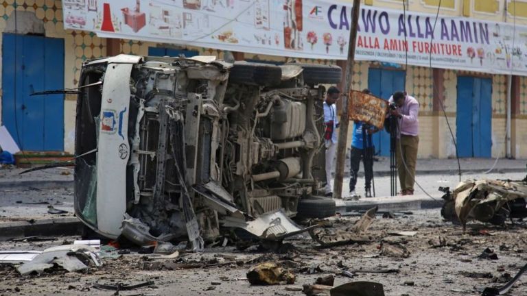 Igitero cy'ubwiyahuzi cyahitanye 17 abandi 30 barakomereka I Mogadishu mu murwa mukuru wa Somalia