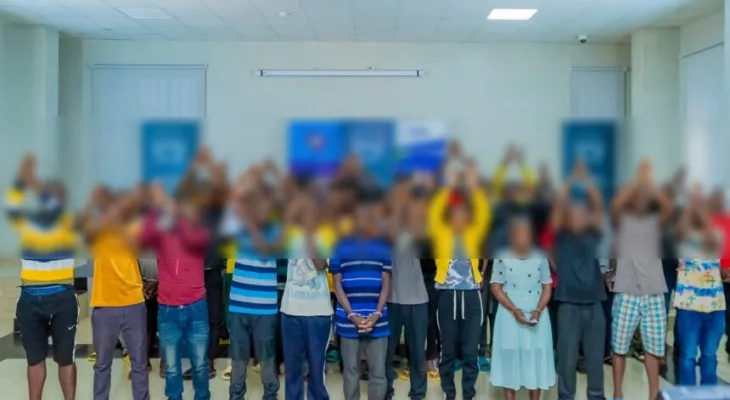 Abameni 45 batawe muri yombi