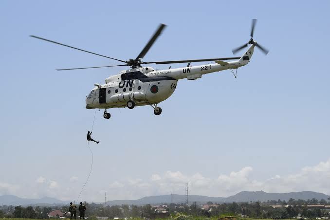 FARDC yahanuye indege ya MONUSCO igwamo 8