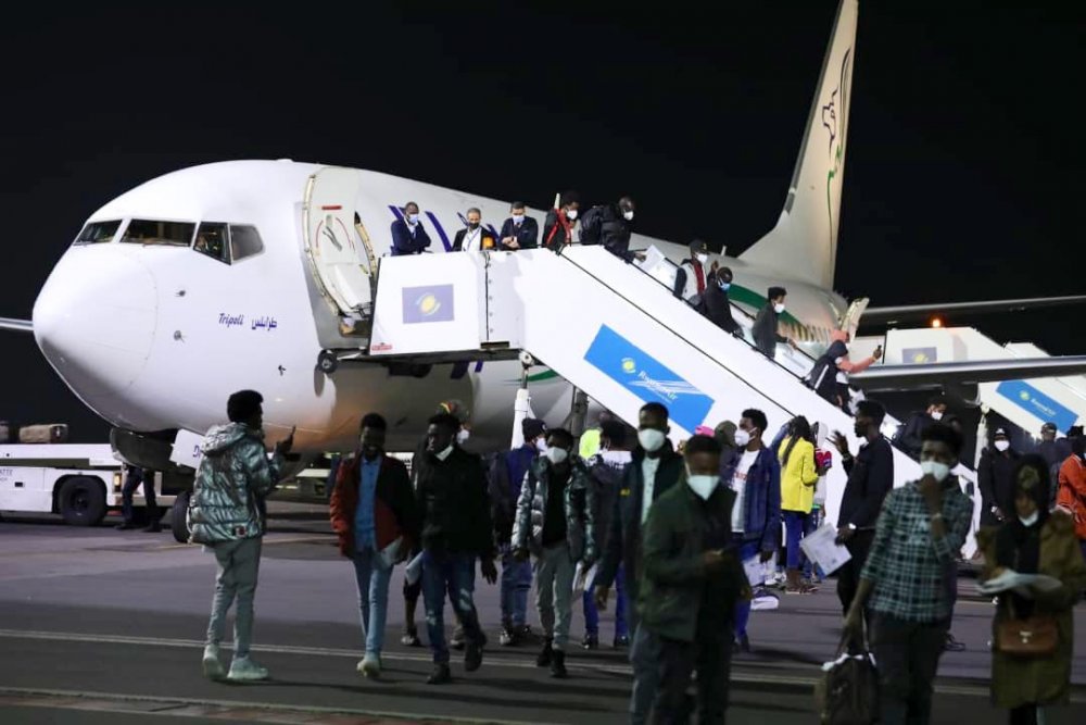 Icyiciro cya karindwi cy'impunzi zo muri Libya cyageze i Kigali