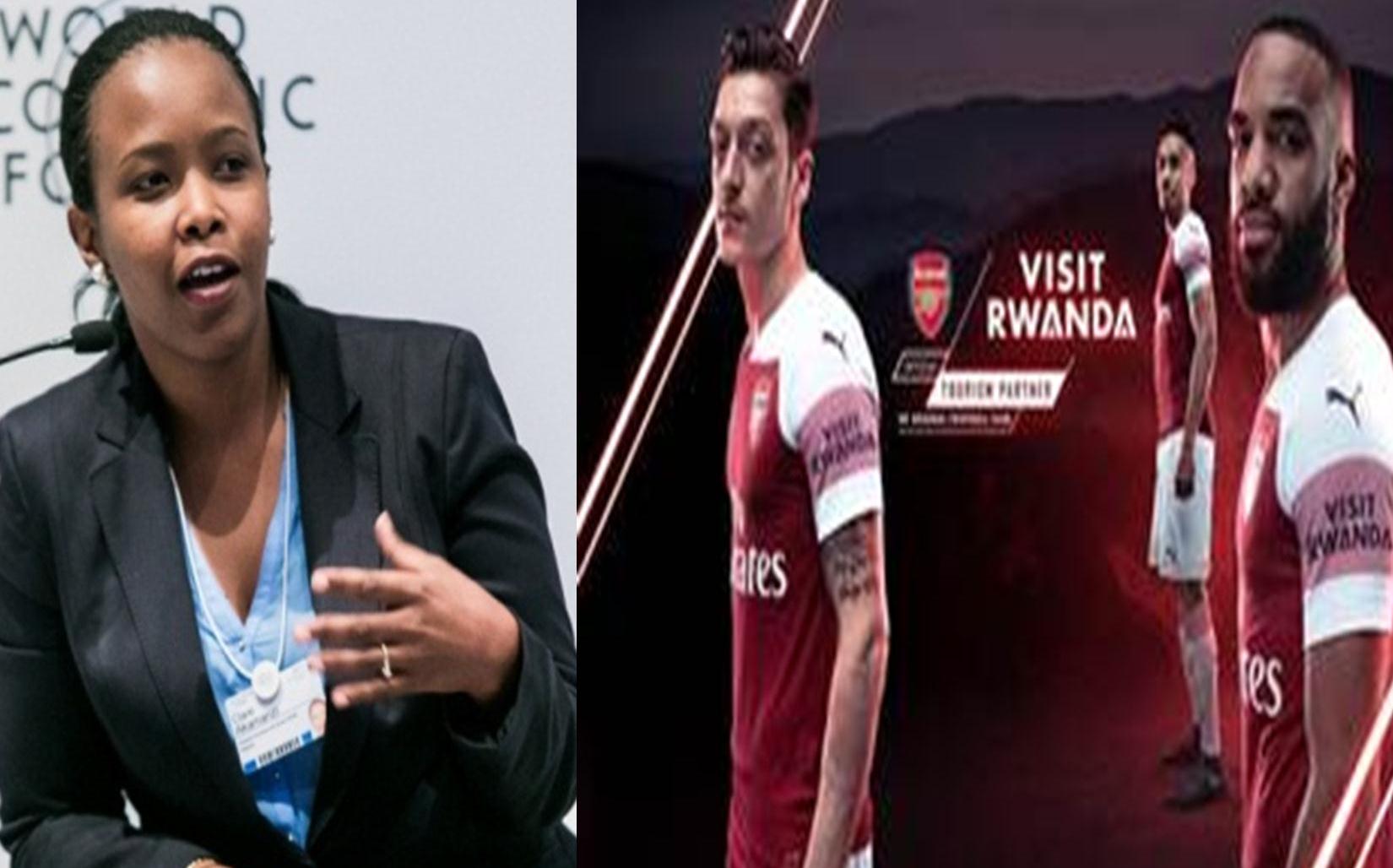 Akamanzi Yasonanuye Abibajije Ku mafaranga u Rwanda rwahaye Arsenal