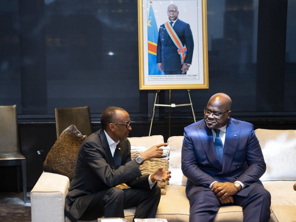 Kagame na Tshisekedi bagiye kongera guhurira i Luanda