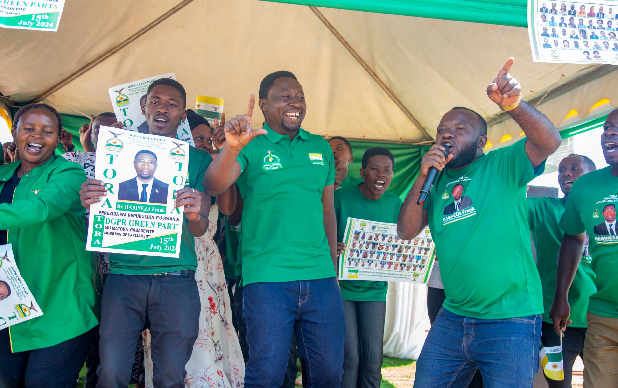 Ngoma: Dr Frank Habineza yabijeje kuzabakuriraho iminsi 30 bafungwa y'agateganyo nibaramuka bamutoye