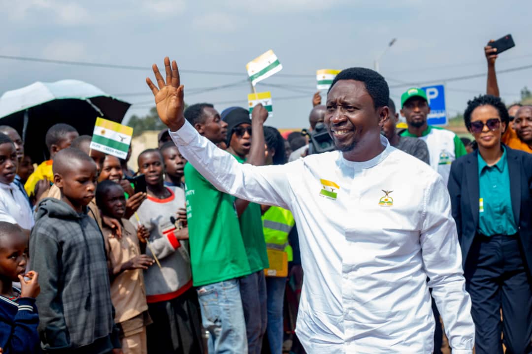 Amajyepfo: Umukandida Perezida Dr Habineza yakoresheje iturufu yo gukemura ubushomeri mu rubyiruko