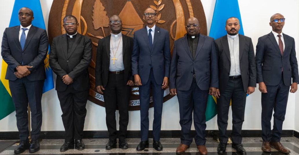 Perezida Kagame yakiriye abayoboye amadini muri DRC