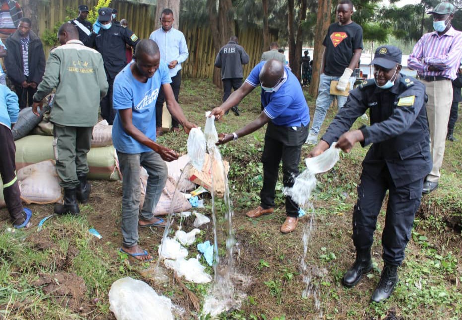 Musanze: Ibiyobyabwenge bifite agaciro karenze Miliyoni 13 byangijwe