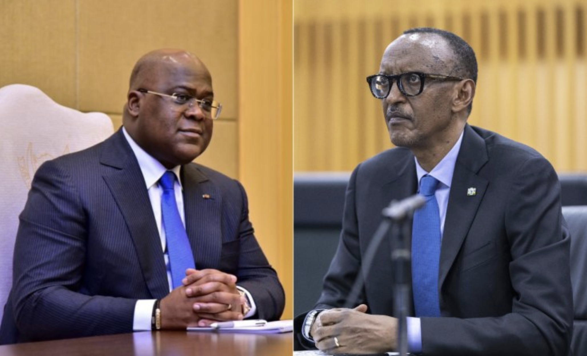 H.E Kagame agiye guhurira ku meza y'ibiganiro na H.E Tshisekedi