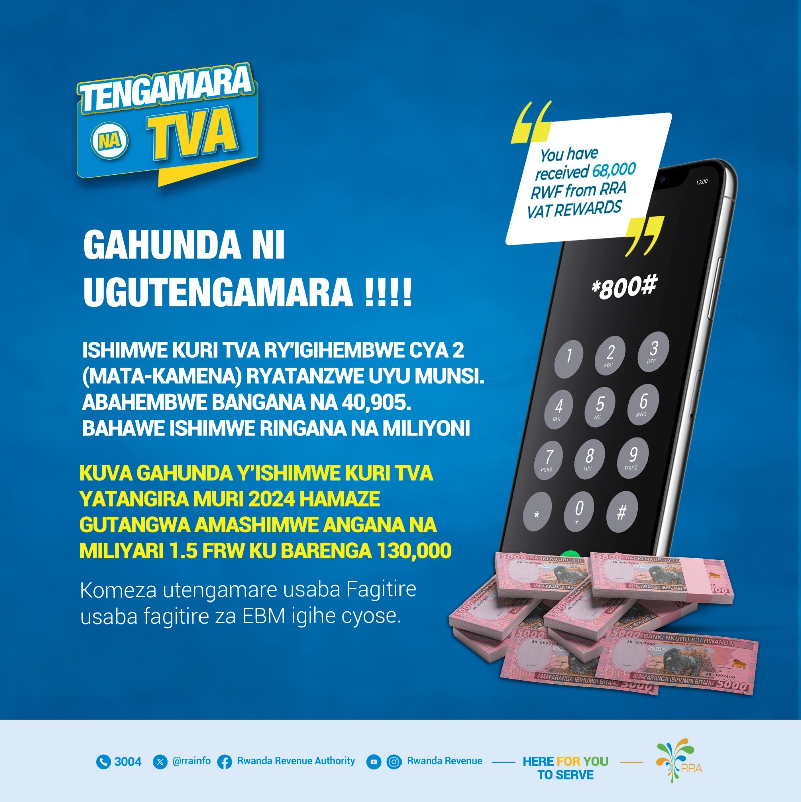 Umusoro utangwa ni inkingi itajegajega mu gushyigikira iterambere ry'igihugu